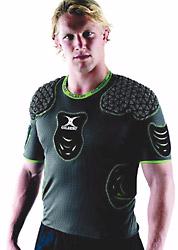 Gilbert Xact Charger Shoulder Pads. 